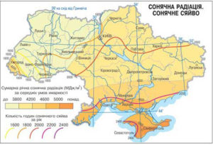 Карта уровня радиации украины