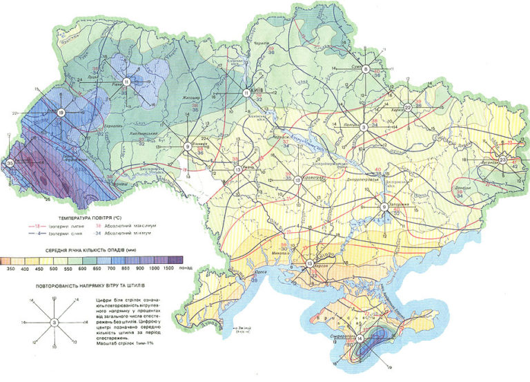 Глобальная карта ветров