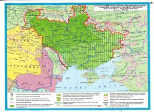 Старая карта украины до 1917