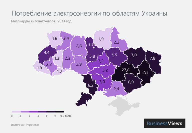 Карта отключений электроэнергии