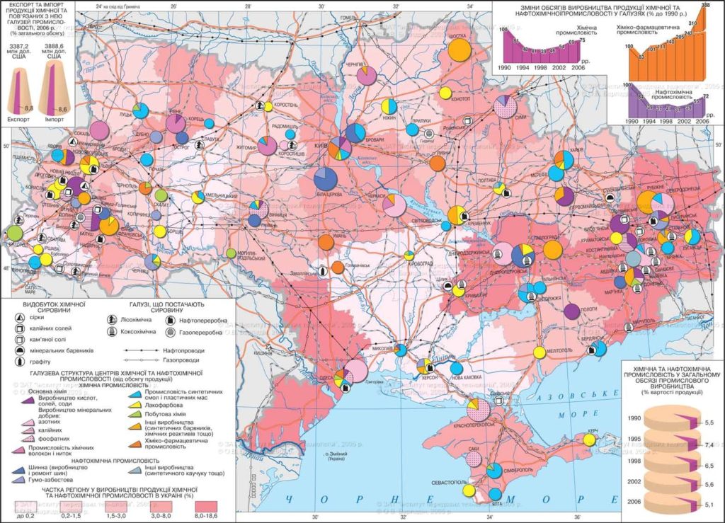 Карта автомобильной промышленности поволжья